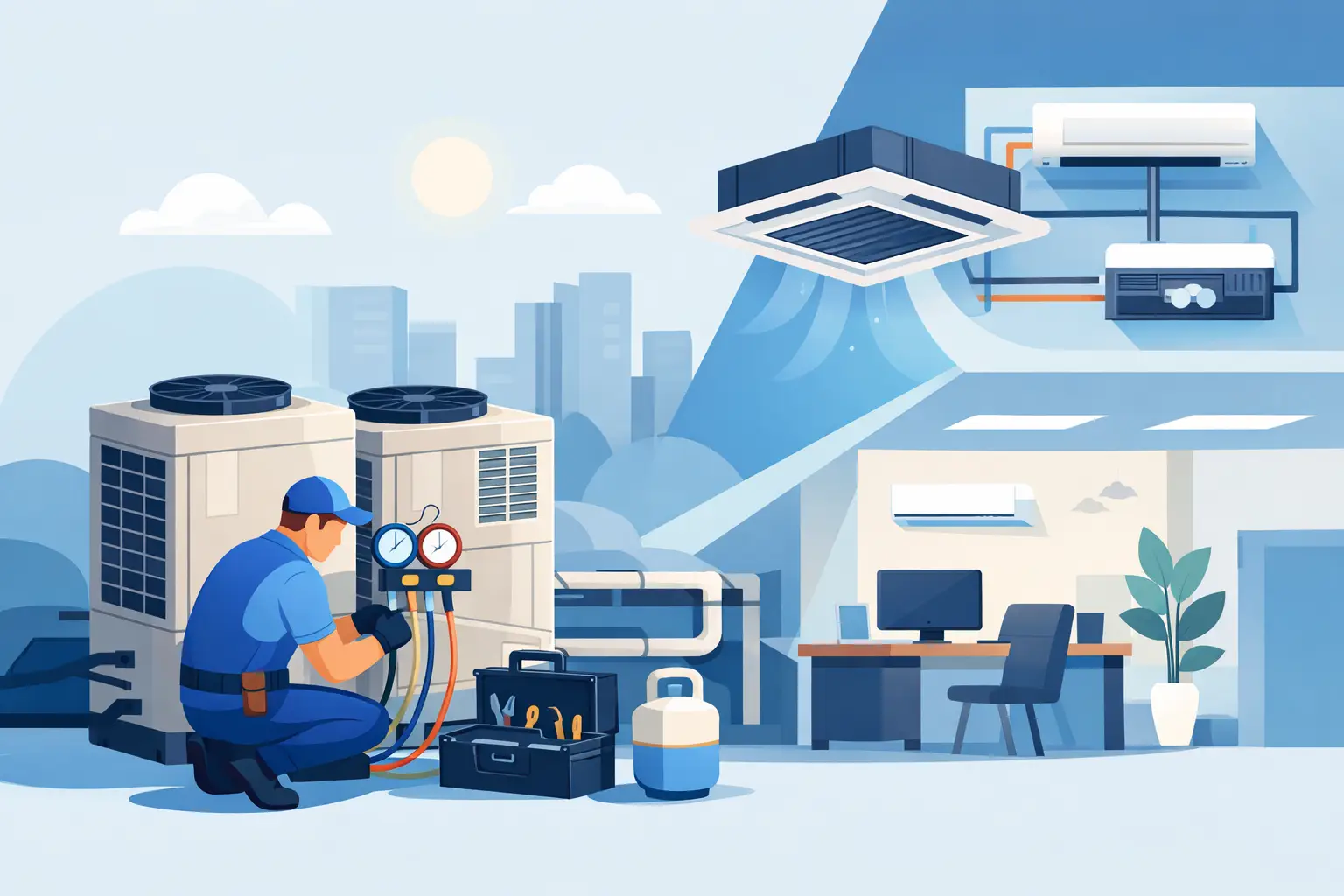VRV System Servicing Guide for Reliable Cooling