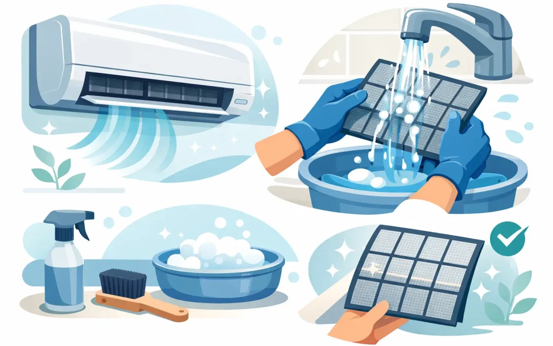 How to Clean Aircon Filters Properly