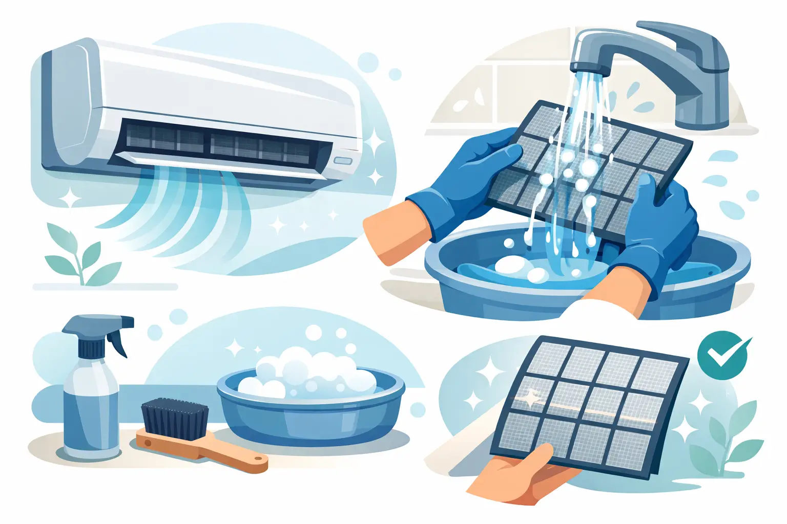 How to Clean Aircon Filters Properly