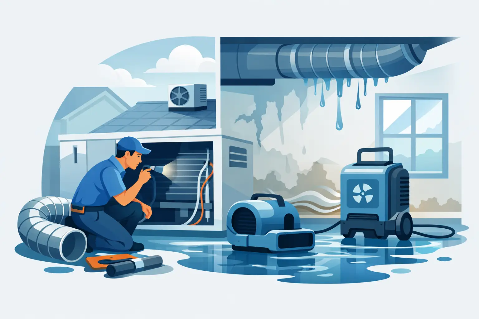 HVAC Restoration After Water Damage HVAC Restoration After Water Damage