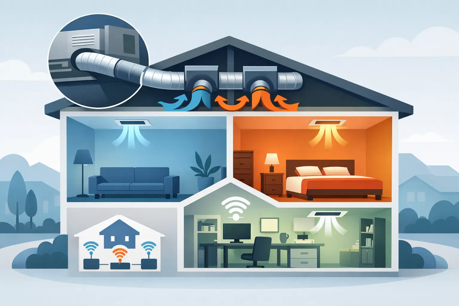 A Home Ducted Zoning Retrofit Example That Works
