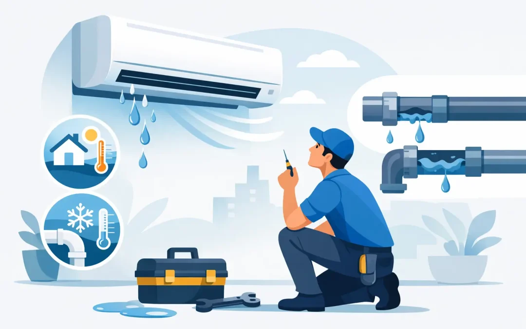 Air Conditioner Leaking Water? Causes and Fixes