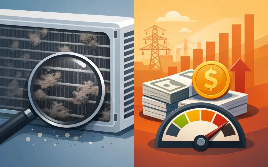 Can Dirty Coils Increase Power Bills? Yes.
