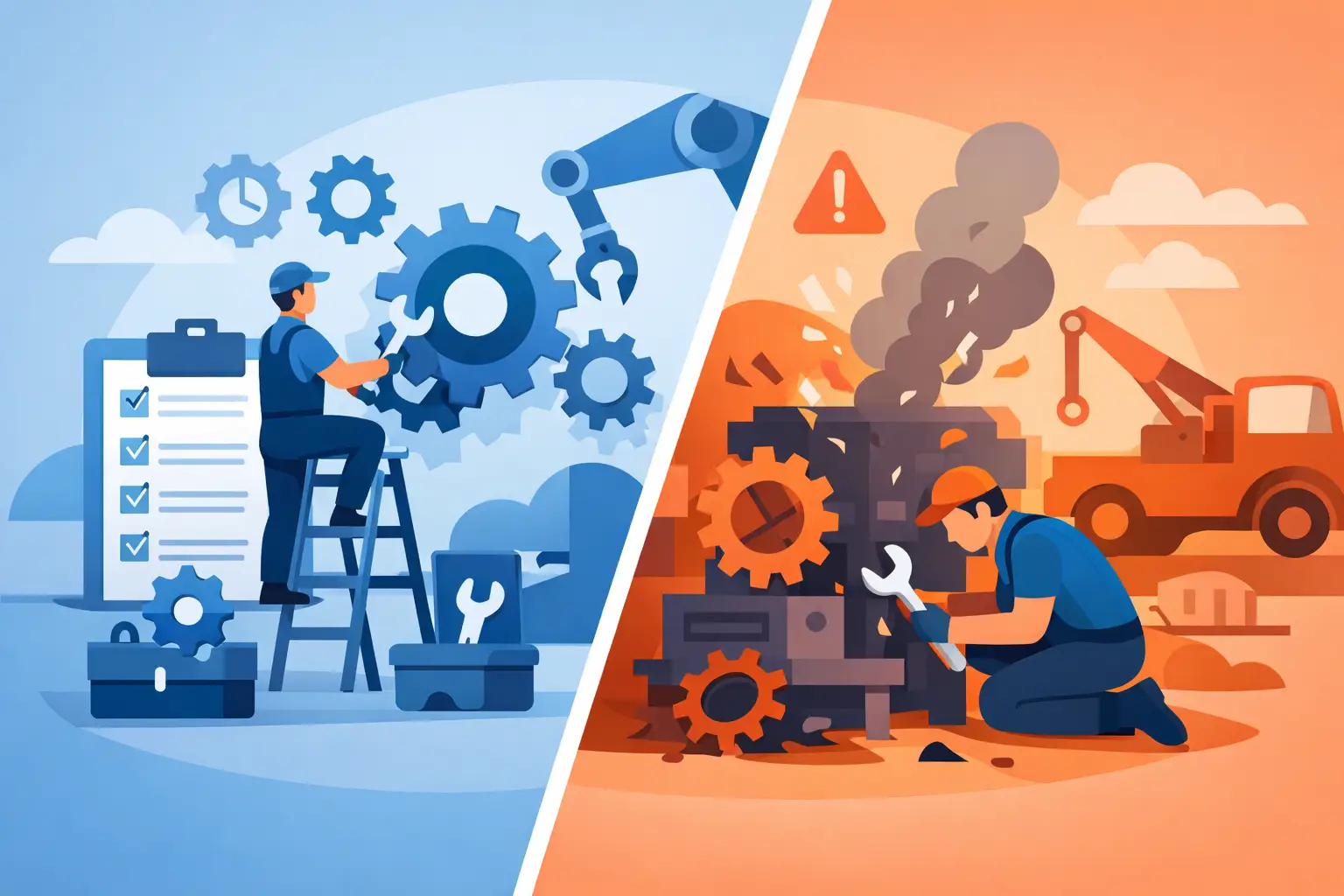 Planned Maintenance vs Breakdown Repairs Planned Maintenance vs Breakdown Repairs