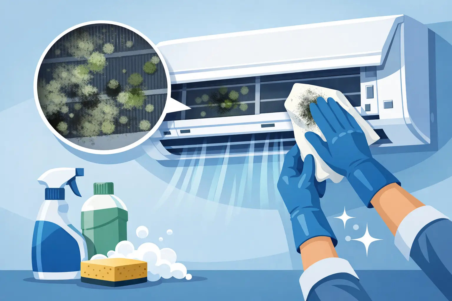 How to Clean Mould From an Air Conditioner