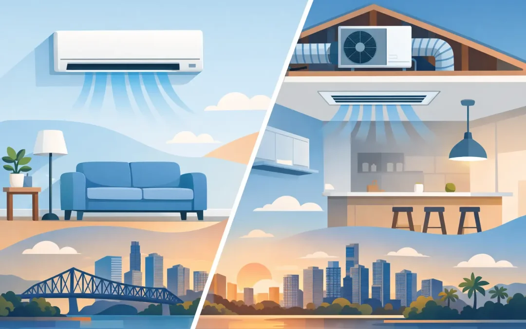 Split System vs Ducted Aircon for Brisbane Homes