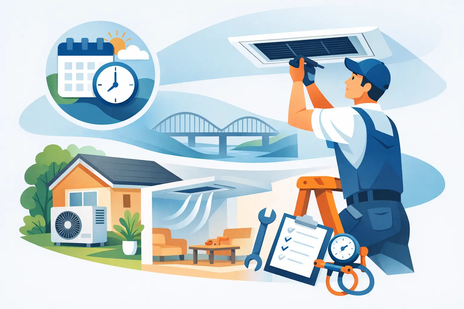 When to Book Ducted Aircon Servicing in Indooroopilly